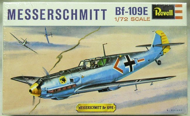 Revell 1/72 Messerschmitt Bf-109E, H612-70 plastic model kit